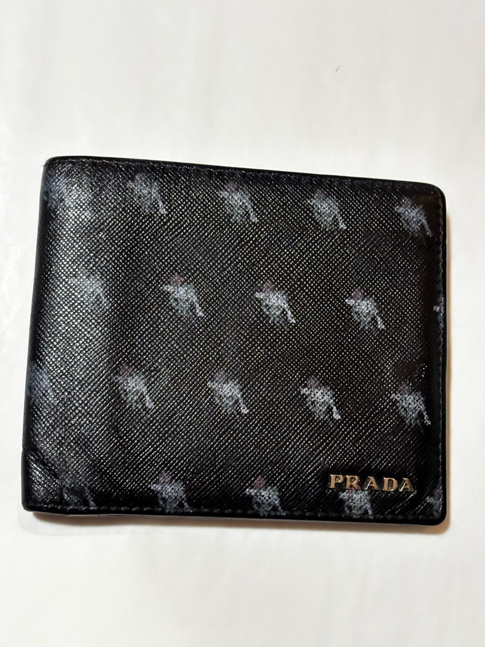 Prada Mens Wallet Guns & Roses Limited Edition